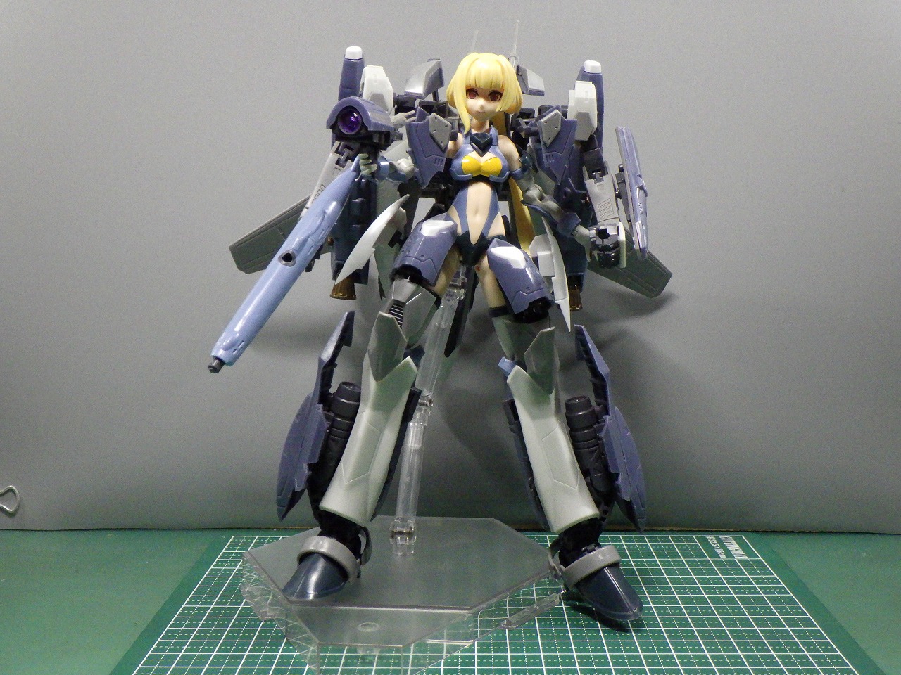 VFガール】スーパーメサイア シール未貼付 パチ組みレビュー